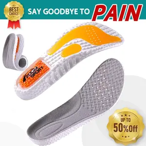 Comfortable Shock-absorbing Sports Insoles for Men and Women, Arch Support Insole, Memory Foam Breathable Shoe Inserts