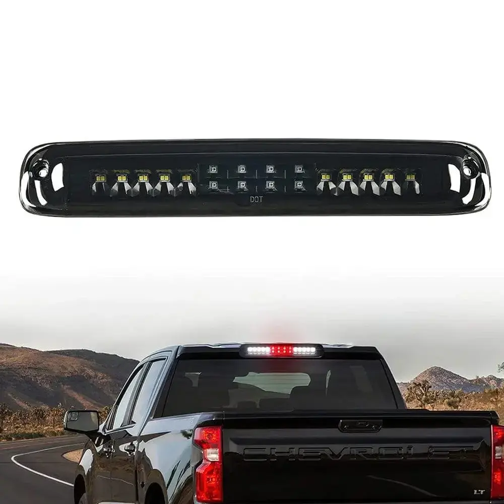 Nilight 1pc LED Third Brake & Rear Indicator Light - Car Lighting Accessories, Rear Lights for 1999-2006 Chevy Silverado, 1999-2006 GMC Sierra 1500/2500/3500HD, 2007 HD Classic Models