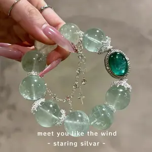 [Verdant Forest]Beaded tassel beckoning fortune transfer bracelet exquisite small sentient day gifts bracelets