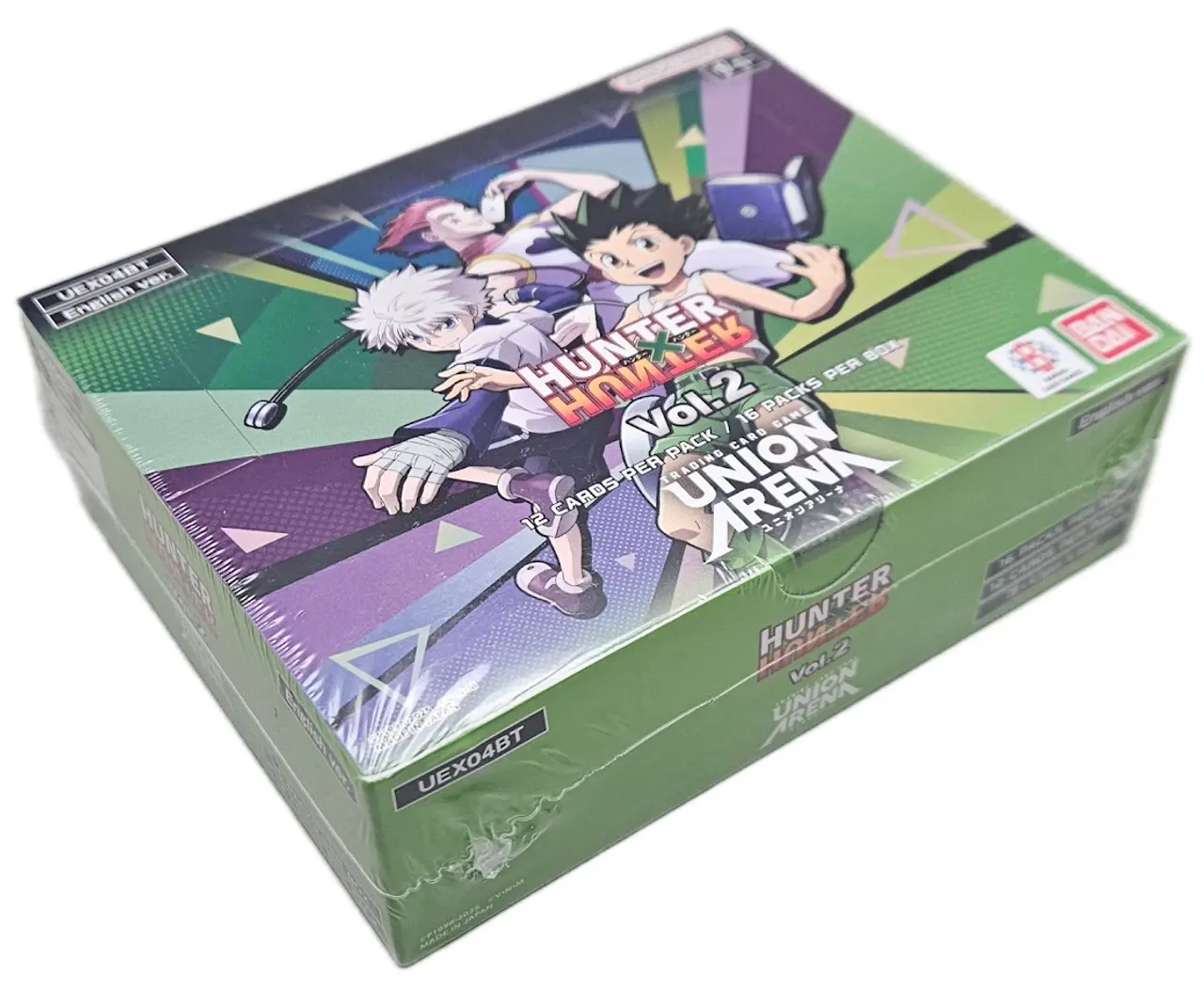 Union Arena Booster Box - Hunter x Hunter Vol. 2 Trading Card Pack 16 Packs per Box for Collectors and Enthusiasts