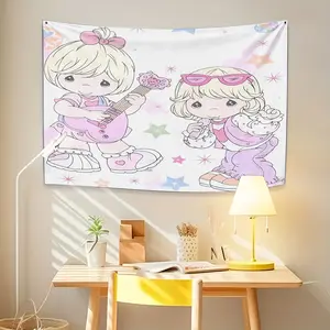 Precious Moments Element Tapestry, exquisite patterns, soft fabrics, perfect for the decoration of sofas or beds, cozy home decoration, bohemian home decoration, Wall Tapestry