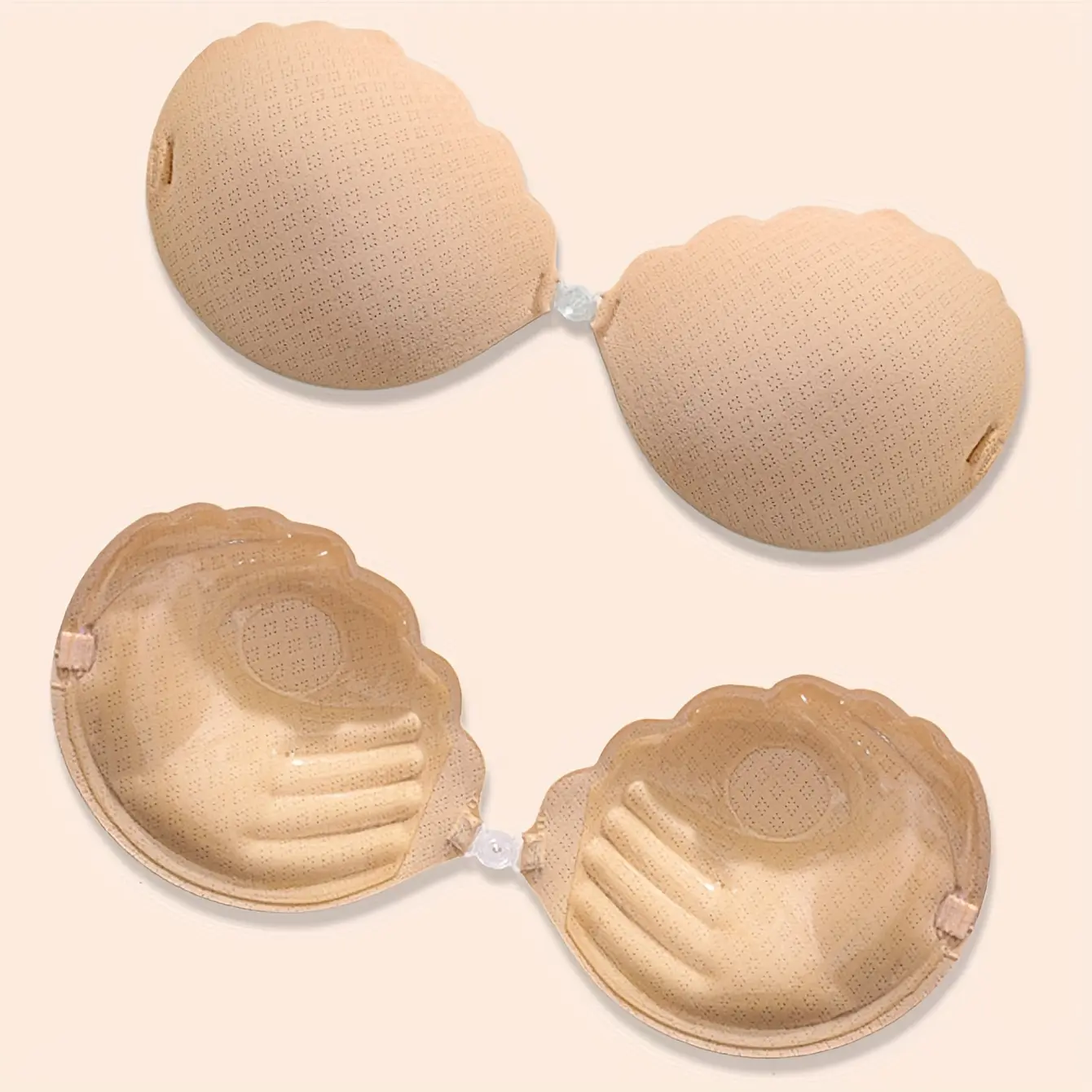 Adhesive Push-Up Bra for Women, Strapless Backless Silicone Design with Invisible Lift for a Seamless Everyday Look, Everyday Wear, Seamless Look, Strapless Fit