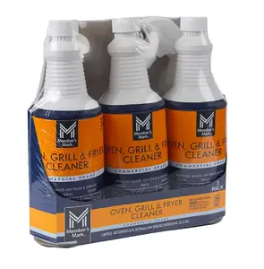 Member's Mark Commercial Oven, Grill and Fryer Cleaner, 32 oz., (3 Pack each) Set of 2