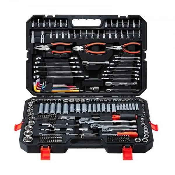 VEVOR 314-Piece Heavy Duty Mechanical Multi-Tool Kit, Professional Mechanic Tools for Repair Work