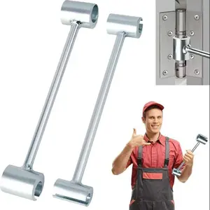 Adjustable Hole Cutting Wrench, Easy Installation, Manual Tool for Home Office Hinge Repair, Precision Adjustment, 8-25mm Capacity