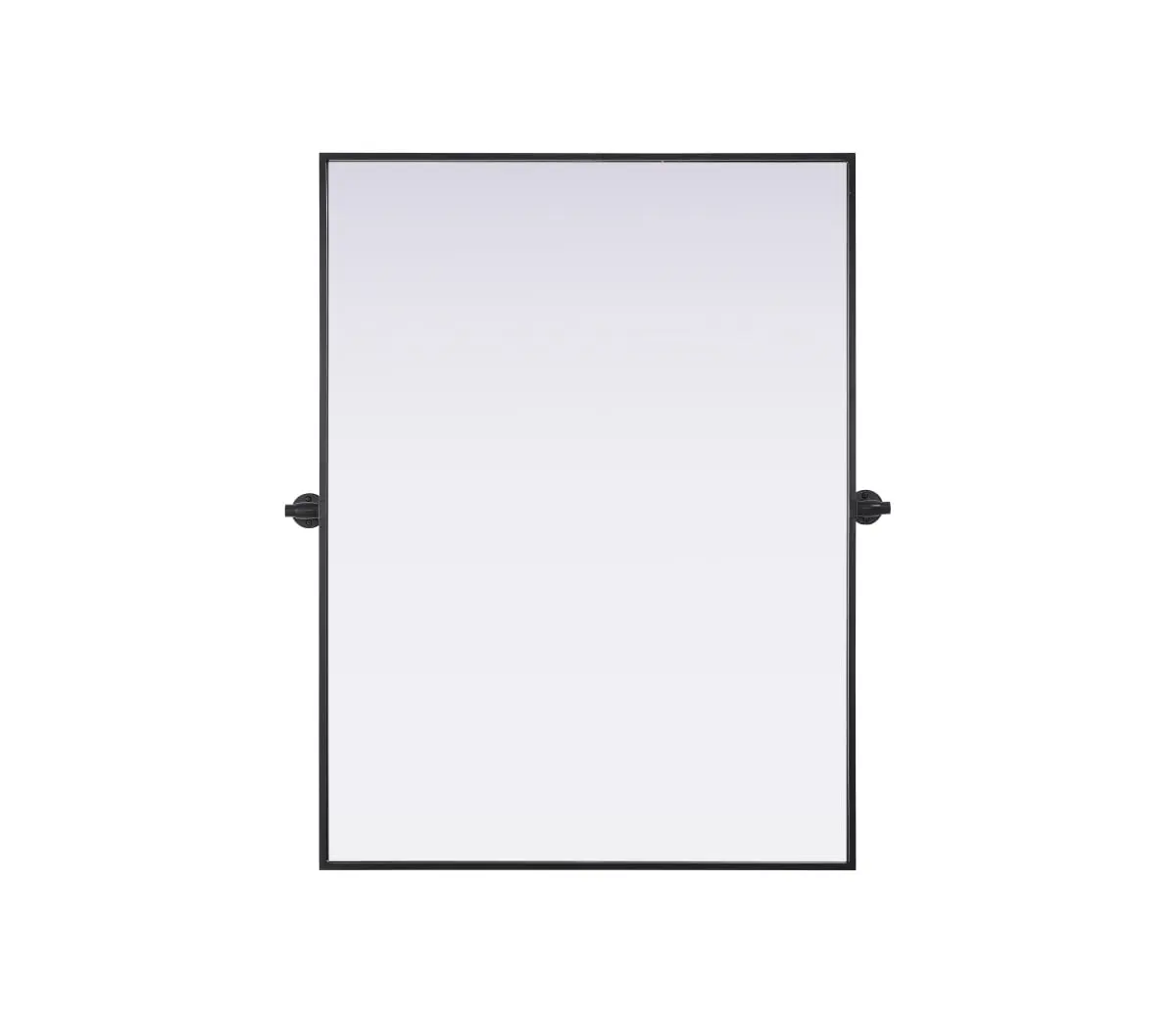 Elegant Kitchen & Bath MR6H4030BLK Amoura 40 x 30 in. Pivot Mirror, Black