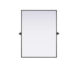 Elegant Kitchen & Bath MR6H4030BLK Amoura 40 x 30 in. Pivot Mirror, Black