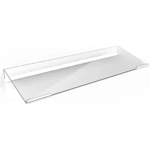 Clear  Tilted  Keyboard Holder for Easy  Typing, Upgraded Version, Keyboard Stand with  Anti-Slip Case for Office Desk, , School, Clear