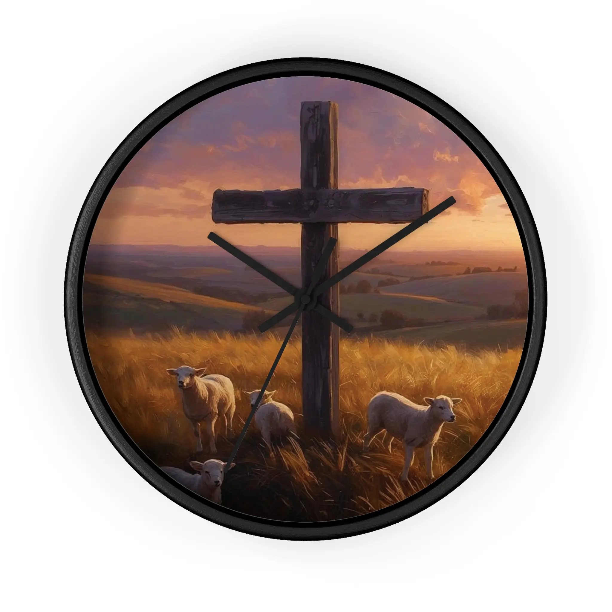 Faith Based Wall Clock, Christian Clock, Religious Home Decor, Inspirational Wall Art, Bible Verse Clock, Christian Gift