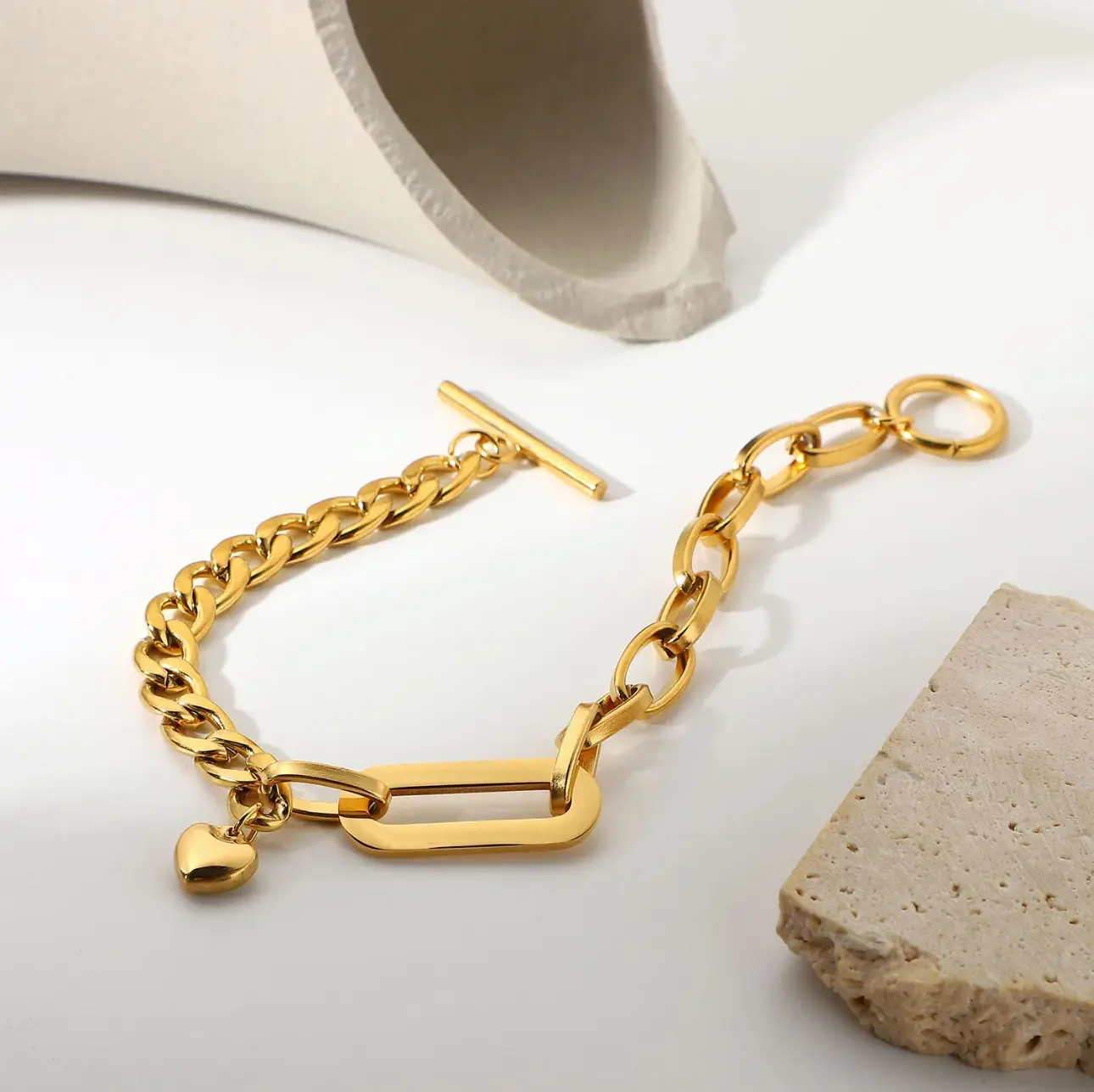 Kiara 18K Gold Plated Bracelet by Luxurylooks