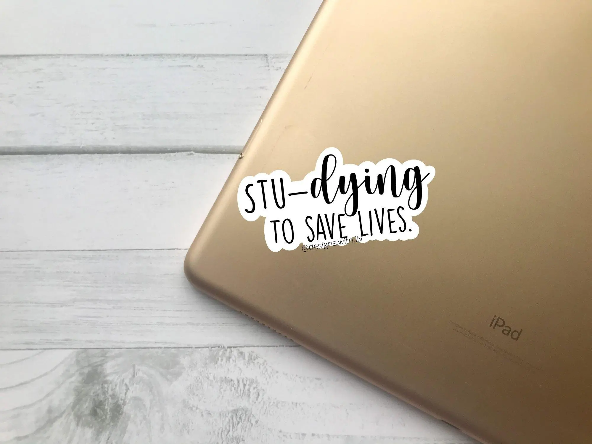 Stu-Dying Sticker