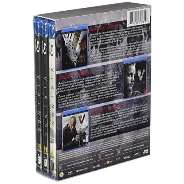USED Book - Vikings: Complete Seasons 1 - 3 Collection (Blu Ray) (Blu-ray)