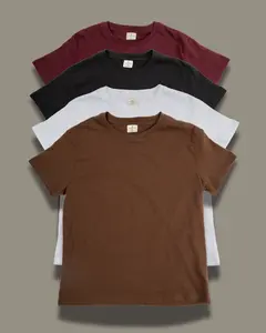 Organic Cotton Boxy Fit Tshirt 4-pack