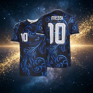 2026 Argentina Home And Away 10# Messi Short And Long Sleeve Soccer Jersey Fans Version Breathable