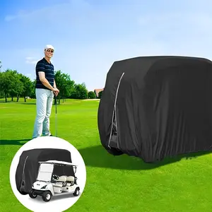 Golf Cart Cover, 1 Count Waterproof Golf Car Cover, Dustproof Sunshade Golf Cart Cover, Outdoor Golf Accessories