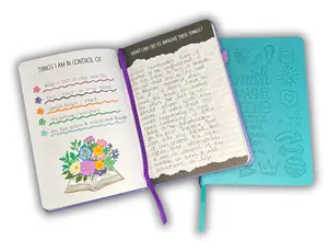 Mish-Mashed Me Planner - Weekly Planning, Bullet Lists, Journaling, Coloring - Leather-like with Elastic Closure Office Stationery Supplies