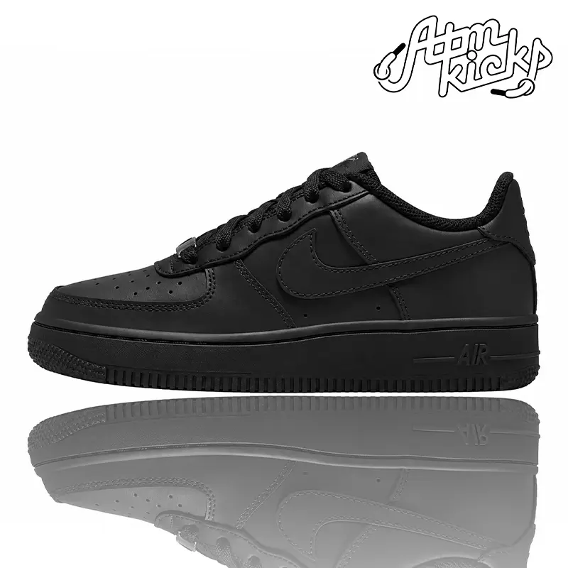 Nike Air Force 1 Low LE Black (2021) (GS) DH2920-001/FV5951-001 Youth Authentic Shoes Footwear Sneaker Trainer Comfortable Walking Fashion Trending Gift