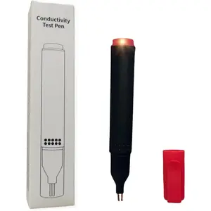 Conductivity Test Pen, Tester for Earthing, Continuity Tester for Grounding Mats, Sheets, Pads, Socks, Pillow Cases. Use to Test Effectiveness of Earth Connected Products