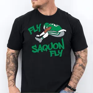 FLY SAQUON FLY, Philadelphia Football T-Shirt