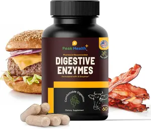 Digestive Enzymes for Carnivores – Enjoy Food Without Discomfort, 60 Count, Made in USA Healthcare Dietary