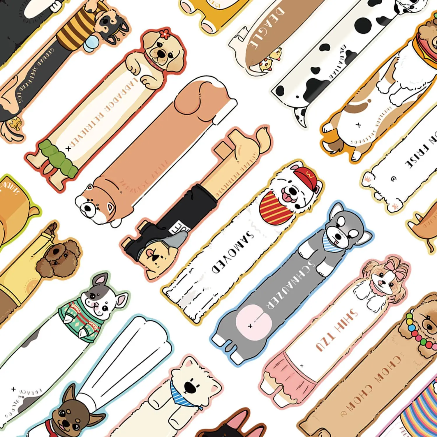 Cute Cartoon Animal Pattern Bookmark, 30pcs/set Funny Bookmark, Book Lovers Classroom Favors, Office Stationery & Supplies