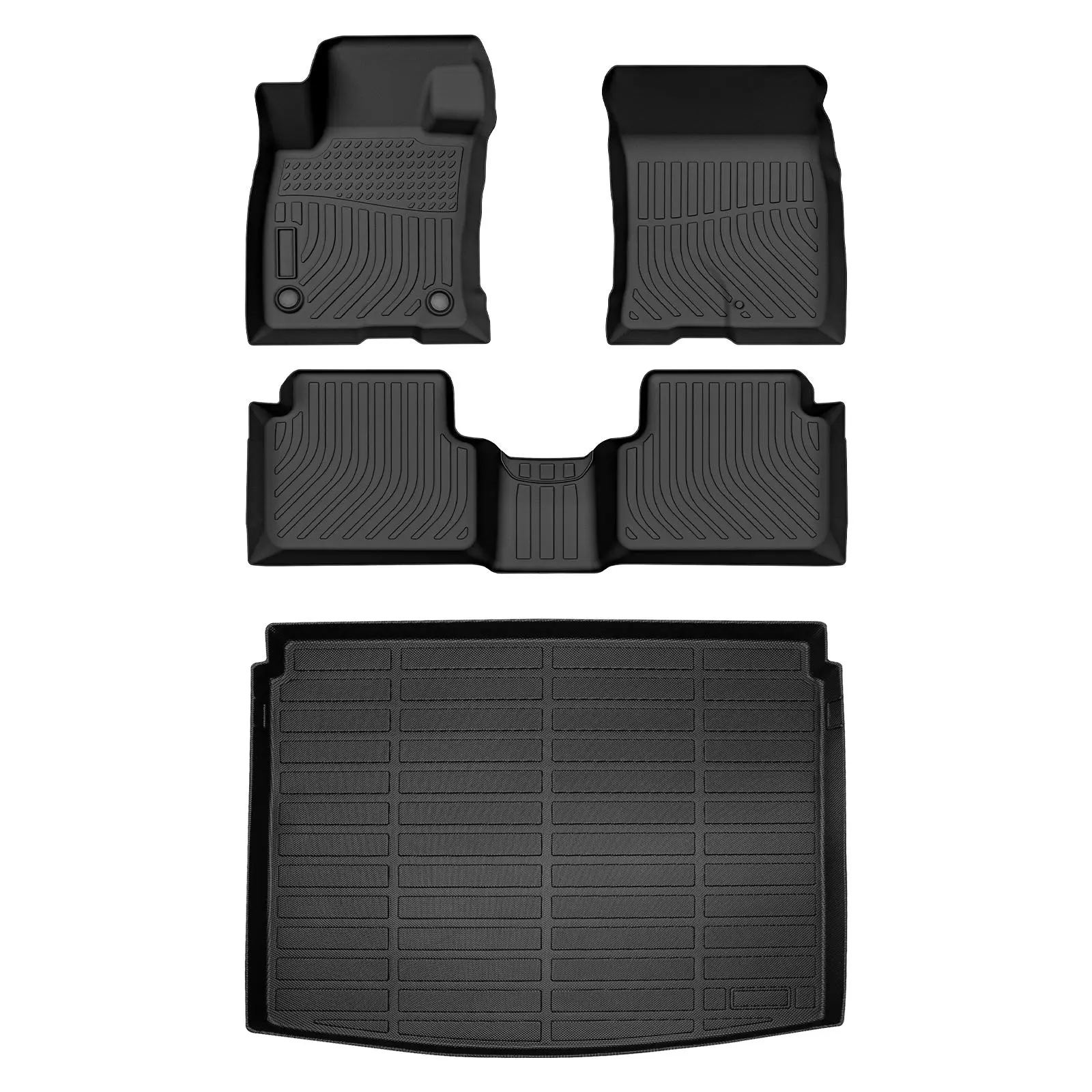 Depituu For Ford Bronco Sport 2021-2026 Floor Mats & Cargo Liners, All Weather Floor Mats,Waterproof Anti-slip Durable Floor Mats Car Accessories Autos Protector Automotive,auto accessories,car essentials,car accessories,trunk or treat car