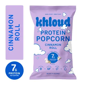 Cinnamon Roll Protein Popcorn - 7g Protein Per Serving, Khloe Kardashian's Popcorn