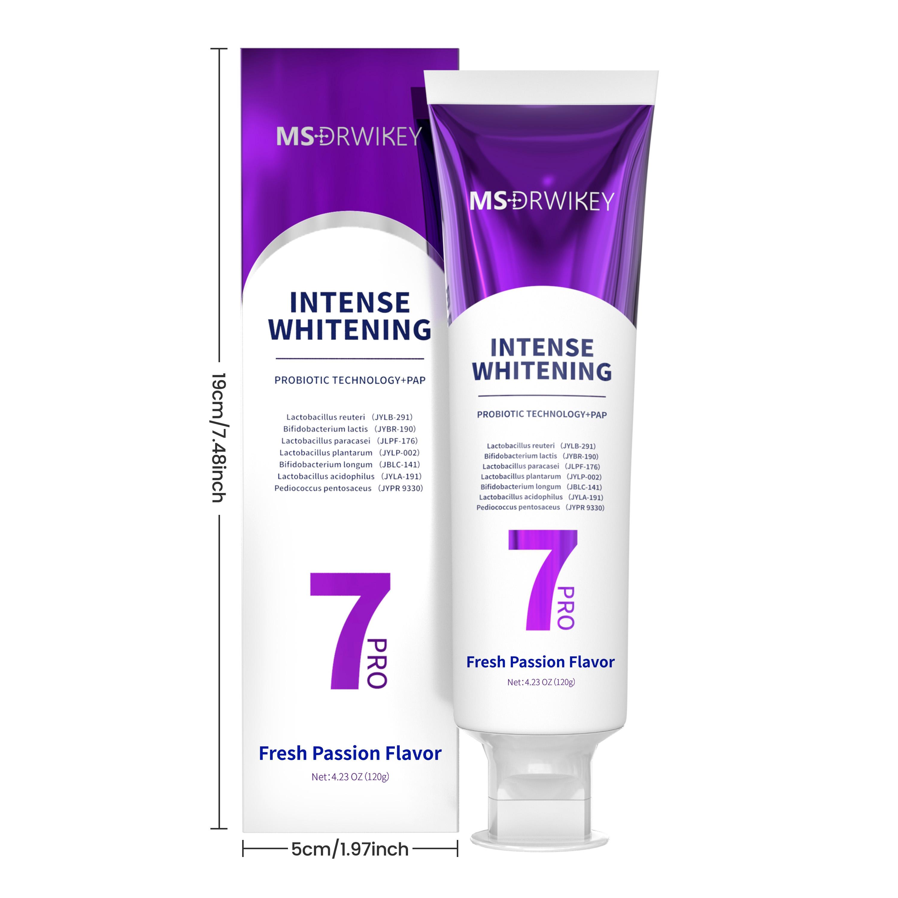 【MSDRWIKEY】7-Pro New Intensive Care Toothpaste + Ceelike 7-Day Teeth Strips - Whitening & Care Set