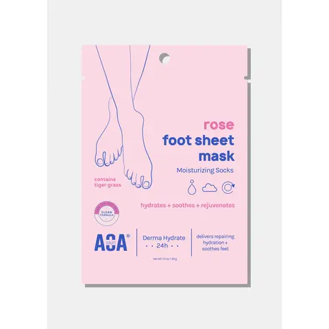 AOA Skin Rose Foot Sheet Mask