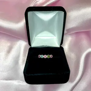 Watermelon Tourmaline Ring