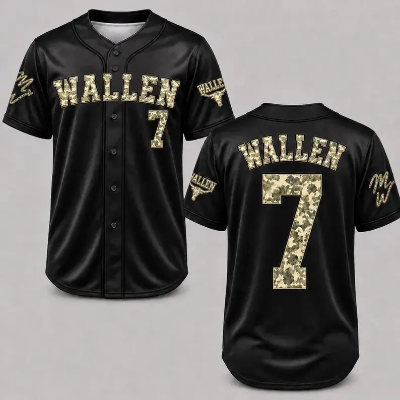 #7STILL THE PROBLEM 7 WALLEN Sand Baseball Jersey Country Concert Outfit Sand Baseball Jersey