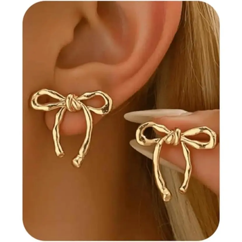 Female 925 Sterling Silver Post Plumeria Flower Stud Earrings, Hypoallergenic Dainty CZ Crystal Jewelry, Daily Wear Gift for Baby Girls (Silver1)