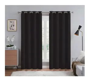Rama Solid Color Blackout Grommet Curtain Panel | Energy Efficient, Noise Reducing & Light Blocking Rama Solid Color Blackout Grommet Curtain Panel | Energy Efficient, Noise Reducing & Light Blocking