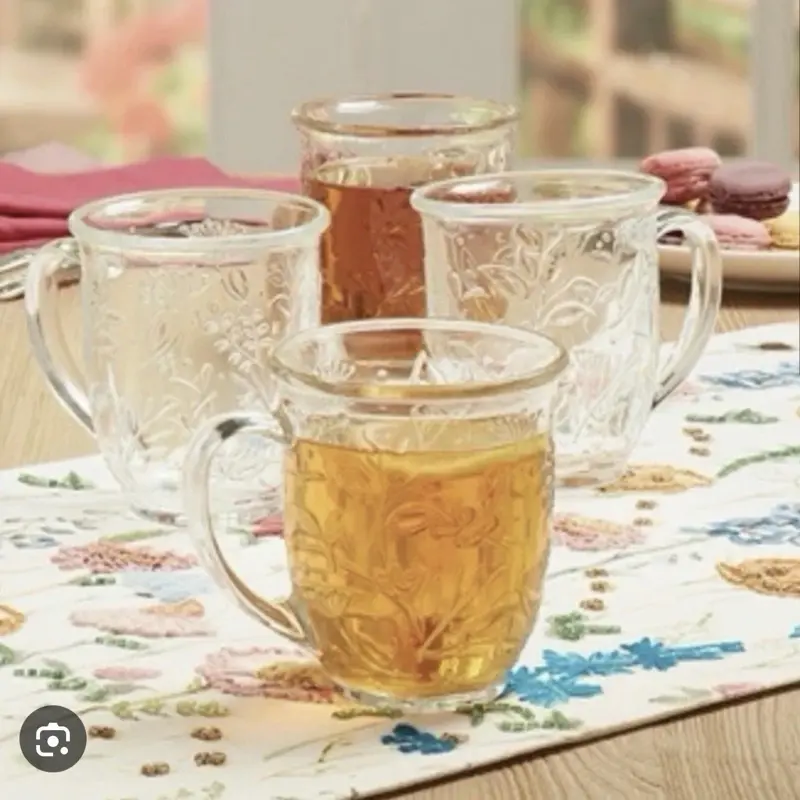 Tazas Wildflower de Cristal Princess House