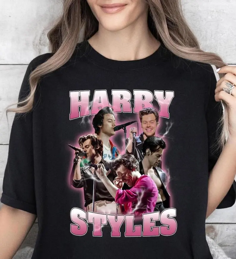 Harry Styles Retro 90s Bootleg T-Shirt Concert Graphic Tee
