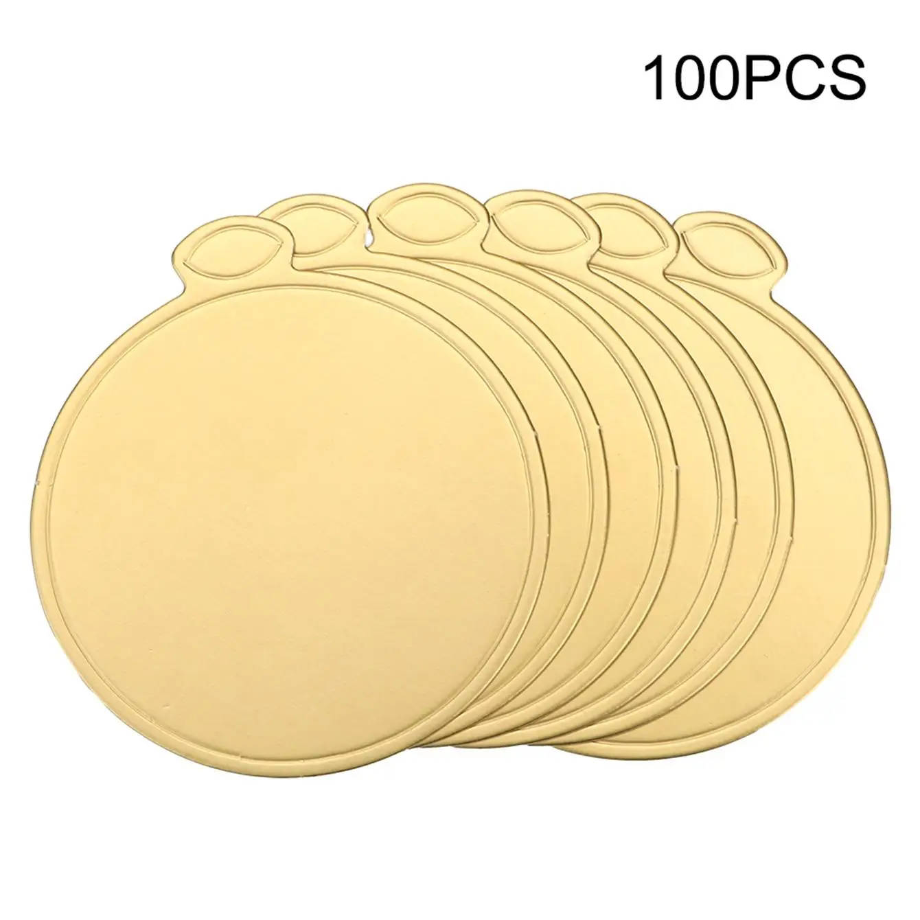 Disposable Cake Paper Plates Pad, 100pcs Round Cake Dessert Display Tray, Pastry Decorative Kit, Baking Utensils for Home Kitchen Party, Kitchen Gadge