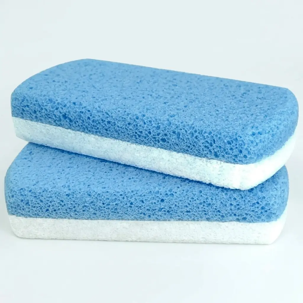Pumice Stone for Feet Pedicure Tools Foot Scrubber, | 2 In 1 Callus Remover, Double Sided Exfoliator, Dual Coarseness, Effective for Heavy Callus