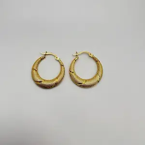 10k Gold Earrings Snow Style Elegant Hoops for Versatile Occasions Luxurious and Unique Design