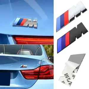 89mm ABS Car Trunk Rear Emblem Sticker For Bmw M E46 E39 E92 E90 E60 M5 E36 F30 X3 X5 X6 F10 F20 E30 E61 F03 Car Accessories