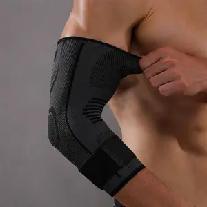 Compression Elbow Support Sleeve Sports Elbow Brace Breathable Arm Protector for Gym Basketball Tennis Cycling