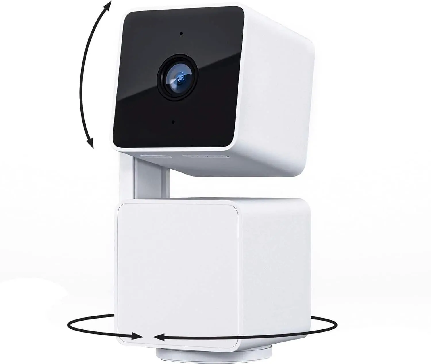 Outdoor Security Camera Wyze Cam Pan v3 - 1080p WiFi Pan Tilt Zoom Smart Camera with Color Night Vision - White