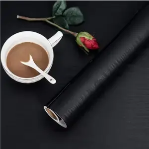 Unique Wood Grain Self-Adhesive Wallpaper Roll, Easy Peel & Stick for Kitchen Countertops, Bathrooms, Desks, Cabinets, Closets
