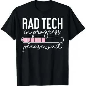 Cotton Future Rad Tech in Progress Radiology Student Graduation T-Shirt
