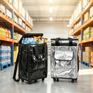 Dual-Use Wheeled Backpack Trolley, Heavy Duty Waterproof Large-Capacity Bag for Moving, Shopping, Camping & Van Life