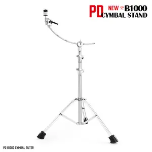 PD B1000 Curved Tube Suspension Cymbal Stand Innovative Bent Design For Superior Stability & Enhanced Sound