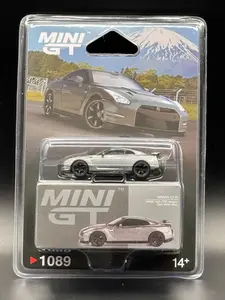 Mini GT Nissan GT-R NISMO R35 CRS Version - Dark Metal Gray - #1089 - 1:64 Scale Model Car