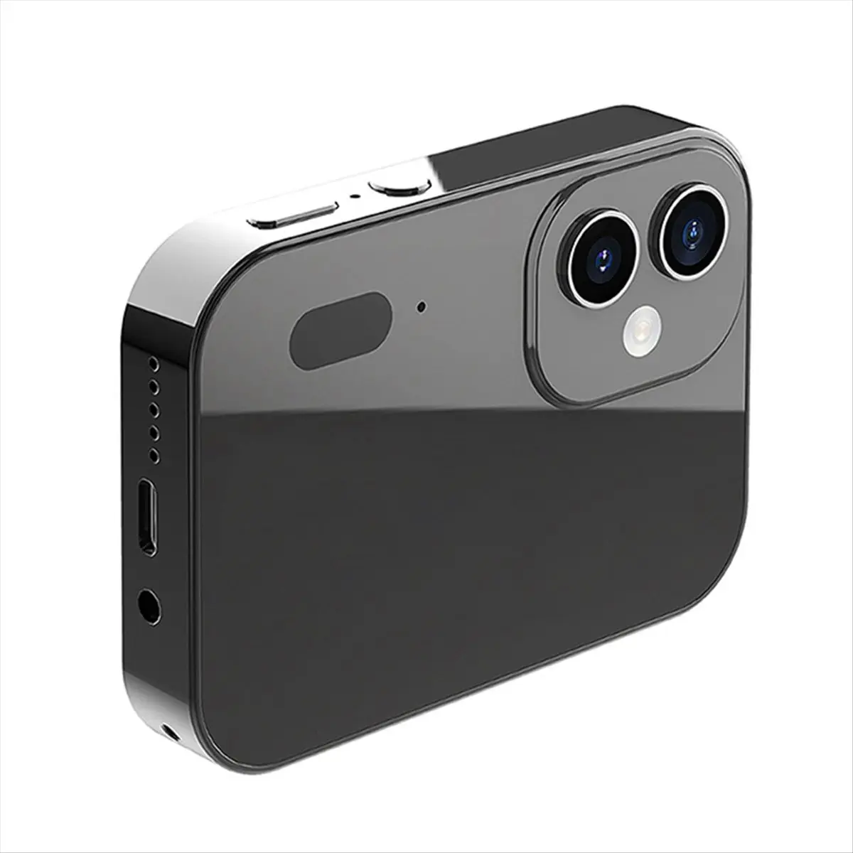 4K CCD Digital Camera 64MP Digital Flash Video Camera with Touch Screen 16X Digital Zoom IR Night Vision Camera Black
