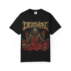 Deathwatch Gorecore Graphic T-shirt - Dead Thread Collective, Metal Band Merch, Alternative Fashion, Edgy Apparel, Unisex Style
