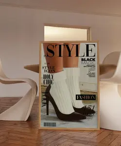 [SALE UP TO 30%] 70s Style Magazine Cover Print Retro Fashion Poster