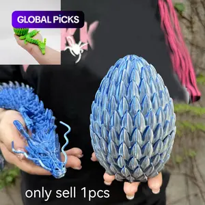 1set 3D Printed Giant Dragon Egg Set, Home Decor, Desktop Ornament, Halloween Christmas Gift, Birthday Gift, 3D Printed Statue